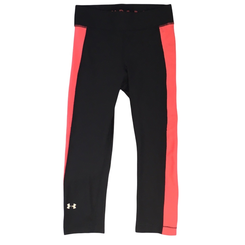 $10 Clearance Under Armour Compression HeatGear Colorblock Capri Leggings | S